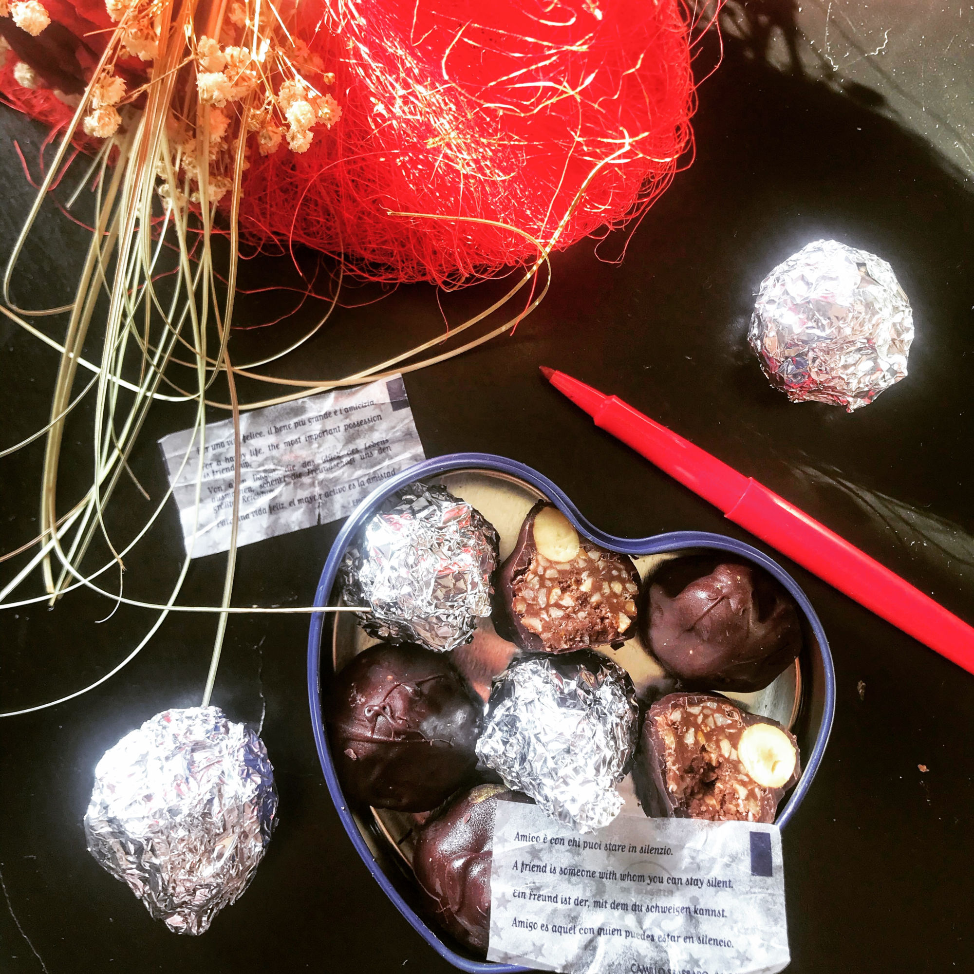 Domácí čokoládové pralinky baci perugina